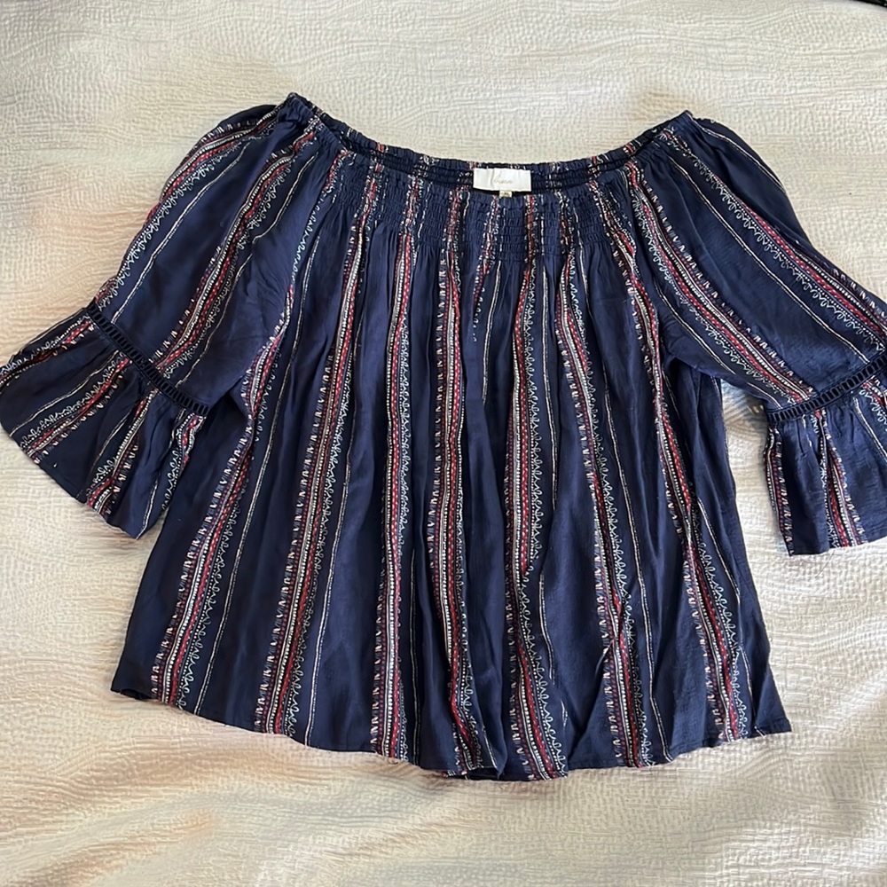 Women's Blouse Navy Size XL by Brave